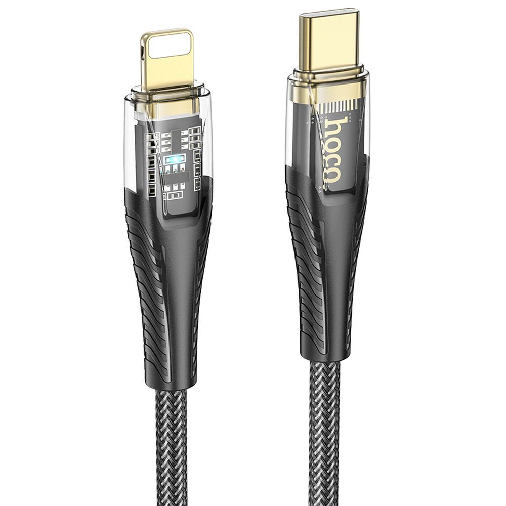 Kabel za prijenos podataka i punjenje USB-C - Lightning HOCO U121, 27W, 1.2m, Crni