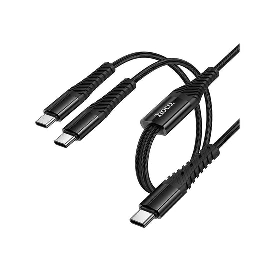USB-C punjački kabel - 2 x USB-C HOCO X123, 10W, 1m, Crni