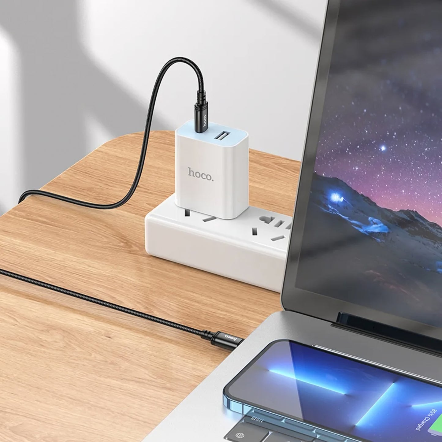 USB-C kabel za podatke i punjenje - USB-C HOCO X91, 60W, 3m, Crni