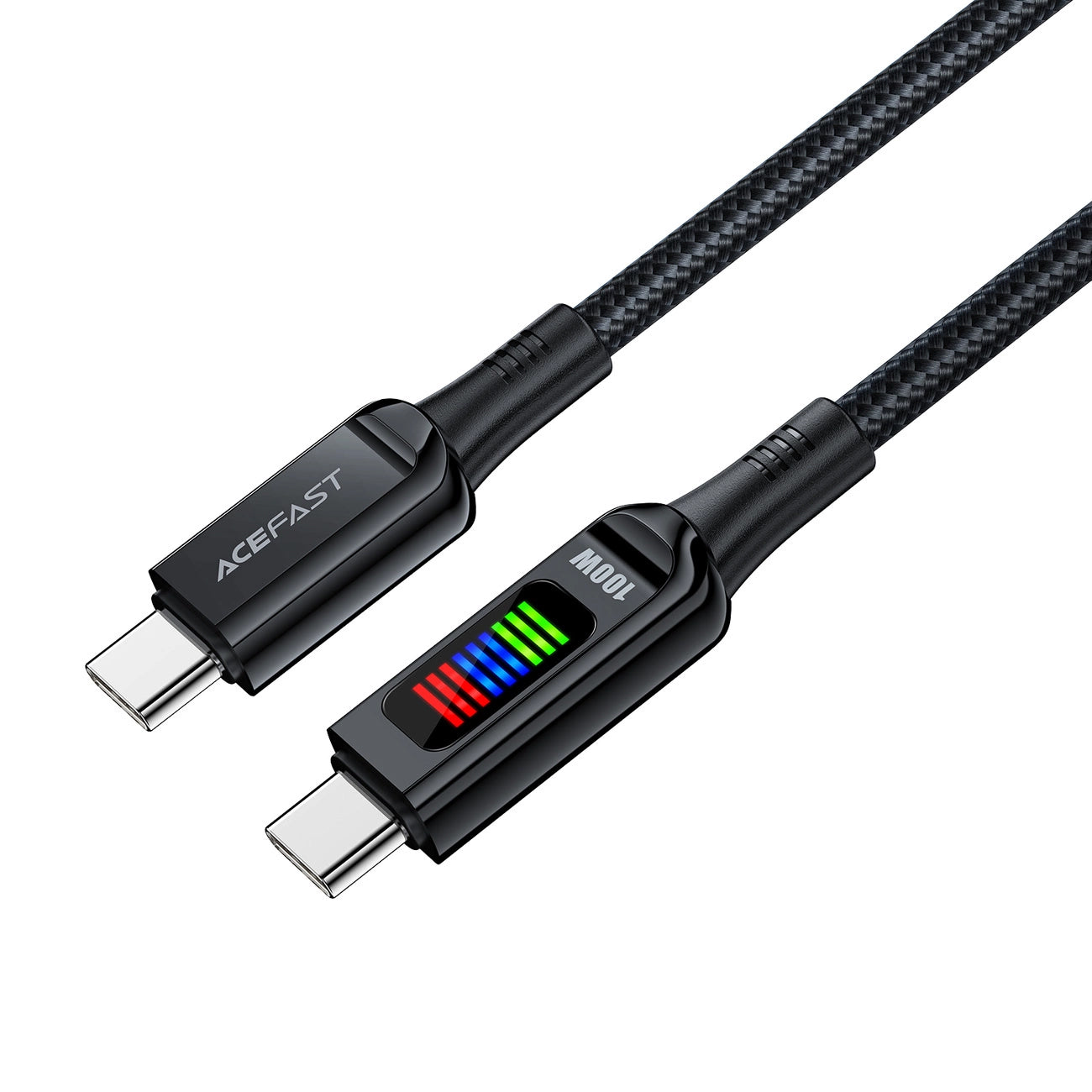 USB-C kabel za punjenje i prijenos podataka - USB-C Acefast C7-03, 100W, 1.2m, Crni