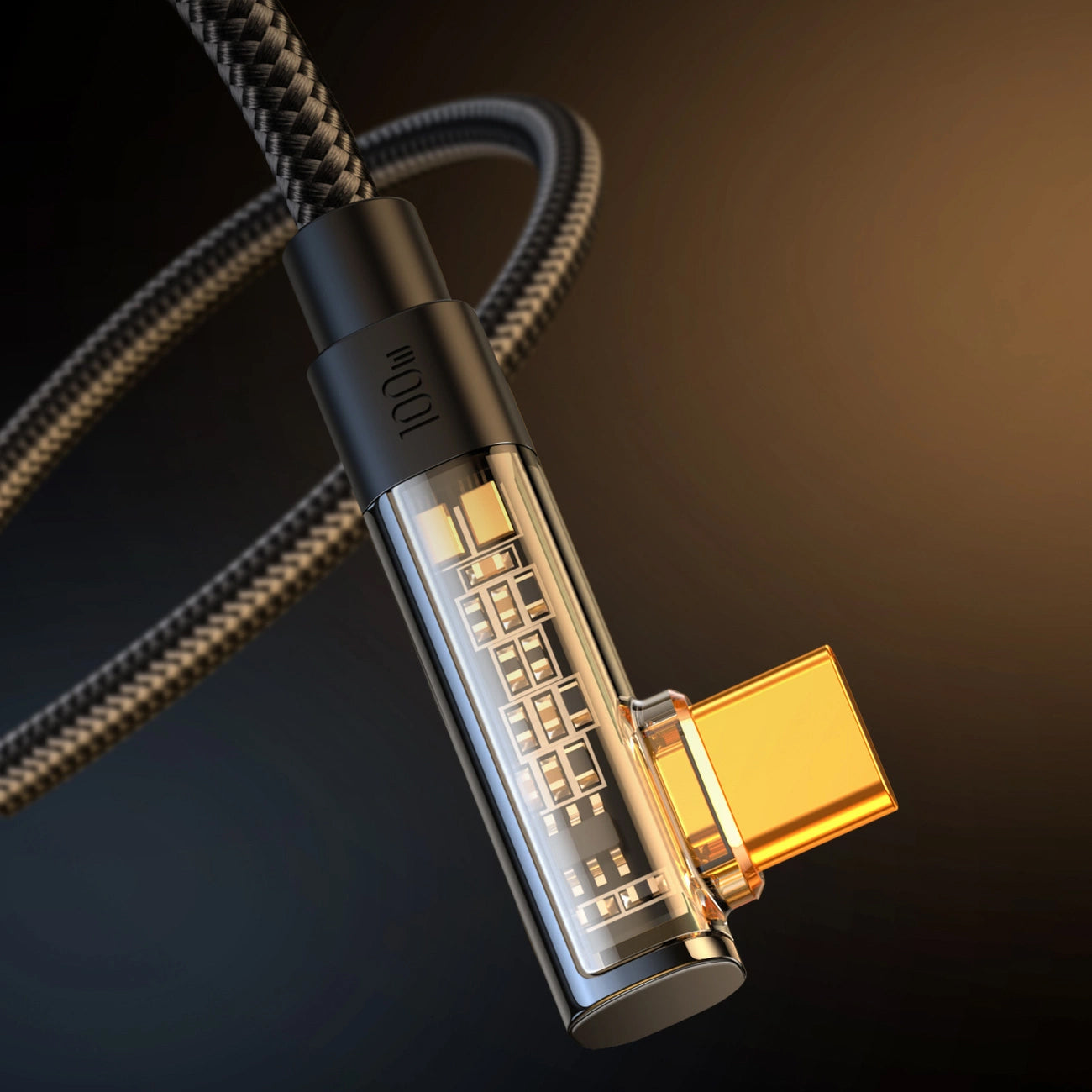 Kabel za podatke i punjenje USB-C - USB-C Joyroom S-CC100A6 Angled, 100W, 1.2m, Crni