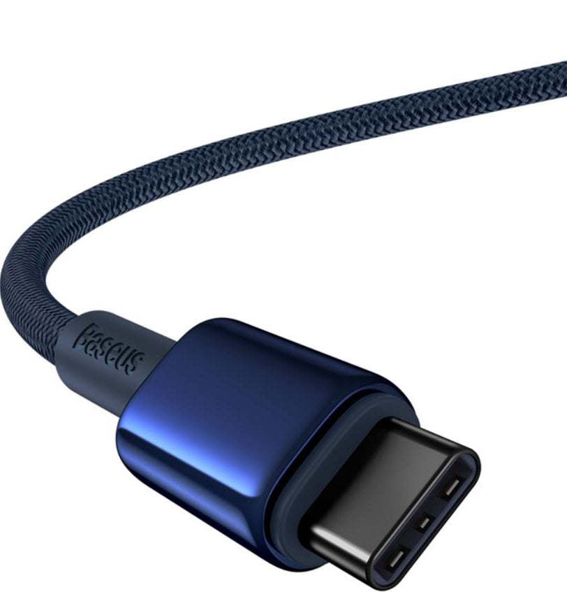 Kabel za podatke i punjenje USB-C - USB-C Baseus Tungsten Gold, 100W, 1m, Tamnoplavi P10319800321-03