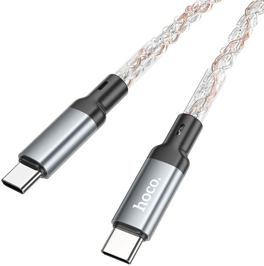 Kabel za podatke i punjenje USB-C - USB-C HOCO U112, 60W, 1m, Sivi