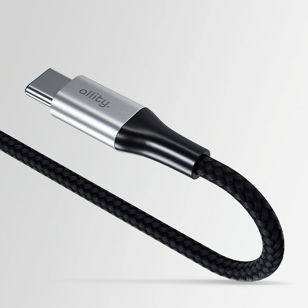 Kabel za podatke i punjenje USB-C - USB-C Allity. AUC-01, 100W, 1m, Crna