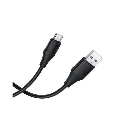 Kabel za podatke i punjenje USB-A - USB-C HOCO X124, 18W, 1m, Crni