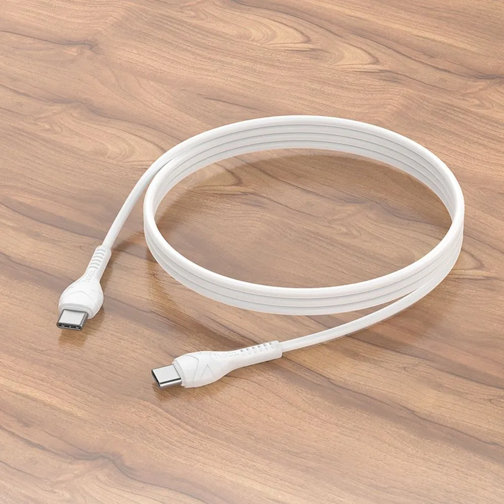 Kabel za podatke i punjenje USB-C - USB-C HOCO X37, 60W, 1m, Bijeli