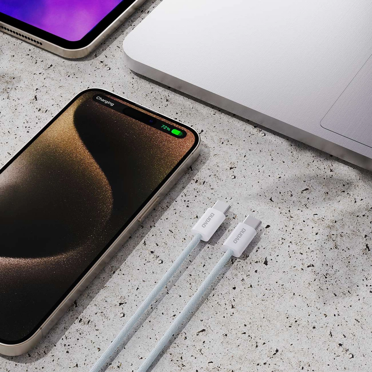 USB-C - USB-C kabel za prijenos podataka i punjenje Dudao L6C, 30W, 2m, Plava