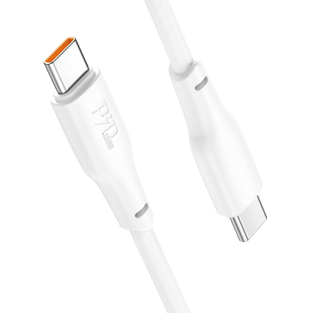 Kabel za Prijenos Podataka i Punjenje USB-C - USB-C HOCO X93, 100W, 2m, Bijeli