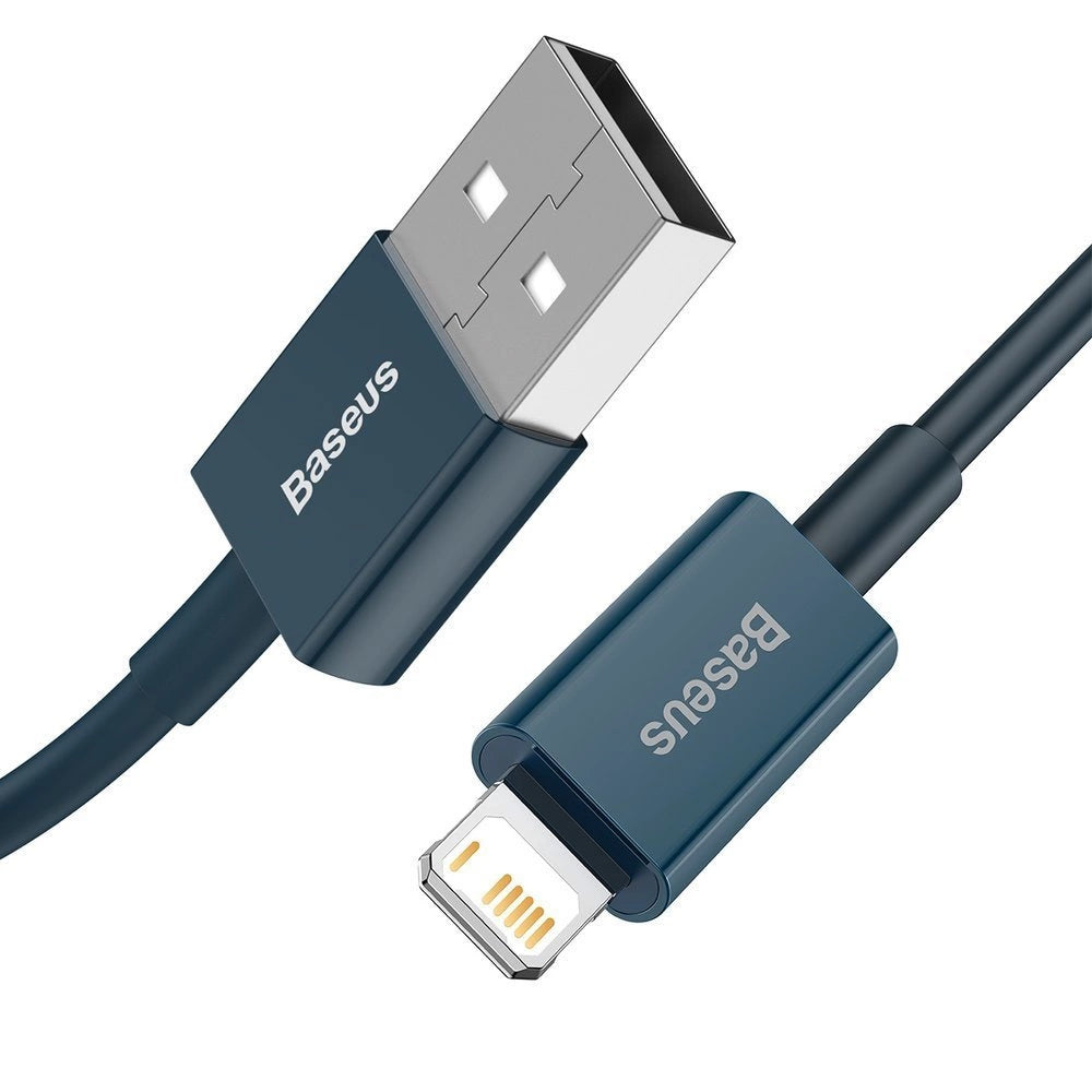 Kabel za Prijenos Podataka i Punjenje USB-A - Lightning Baseus Superior Series, 20W, 1m, Plavi CALYS-A03