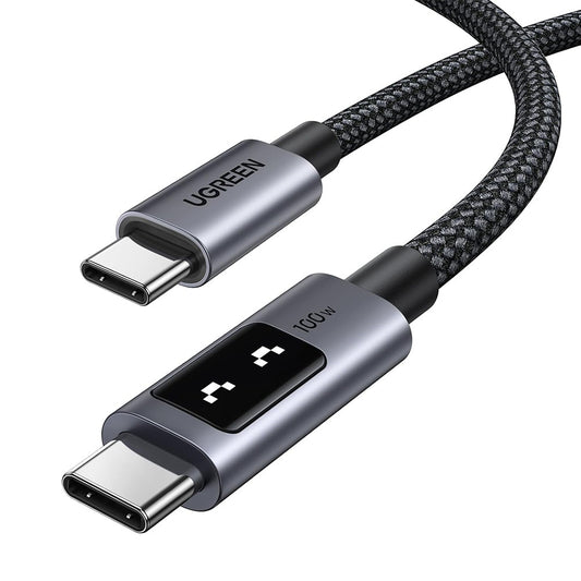 Kabel za podatke i punjenje USB-C - USB-C UGREEN L509, 100W, 1m, Sivi
