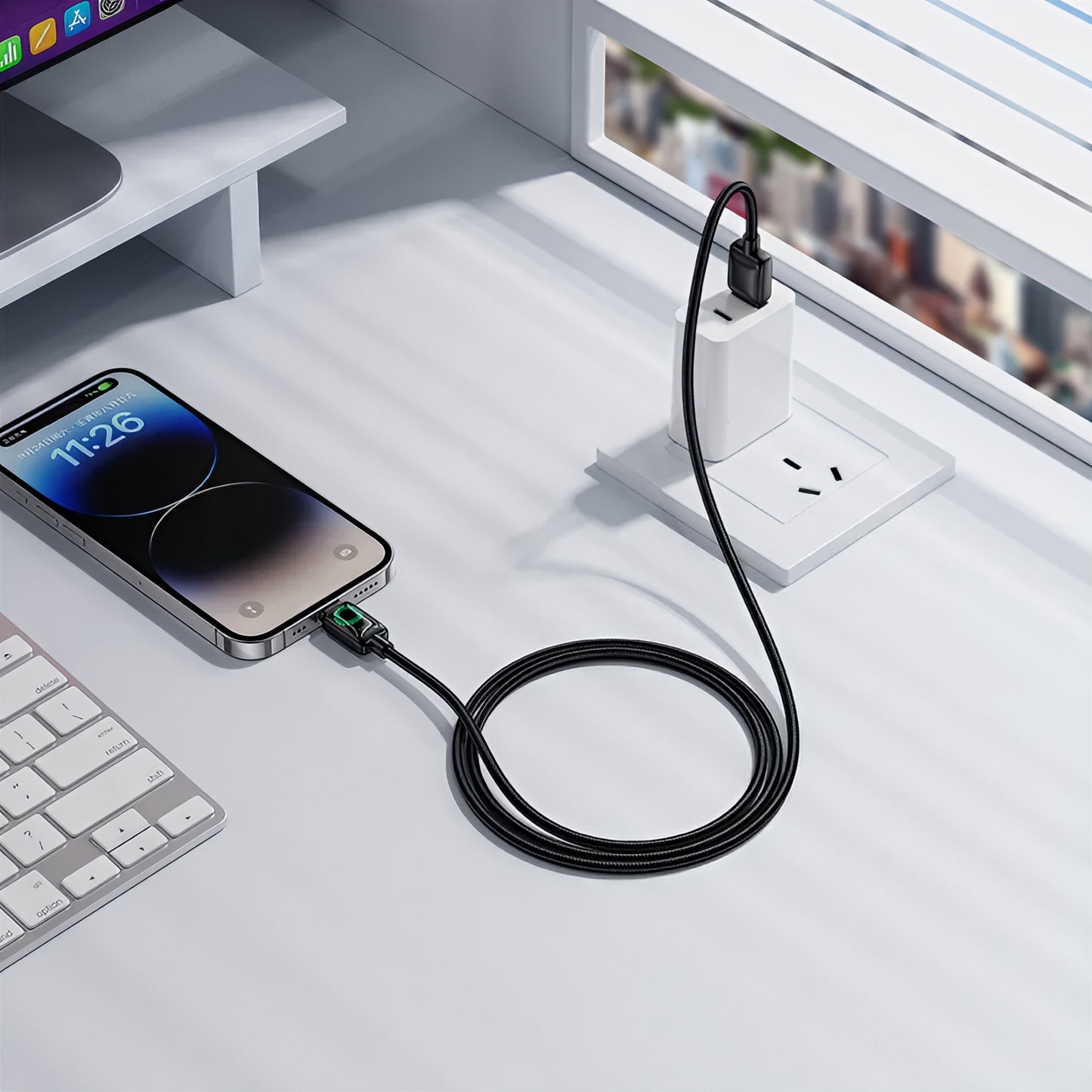 Kabel za podatke i punjenje USB-A - Lightning HOCO U146, 12W, 1.2m, Crni