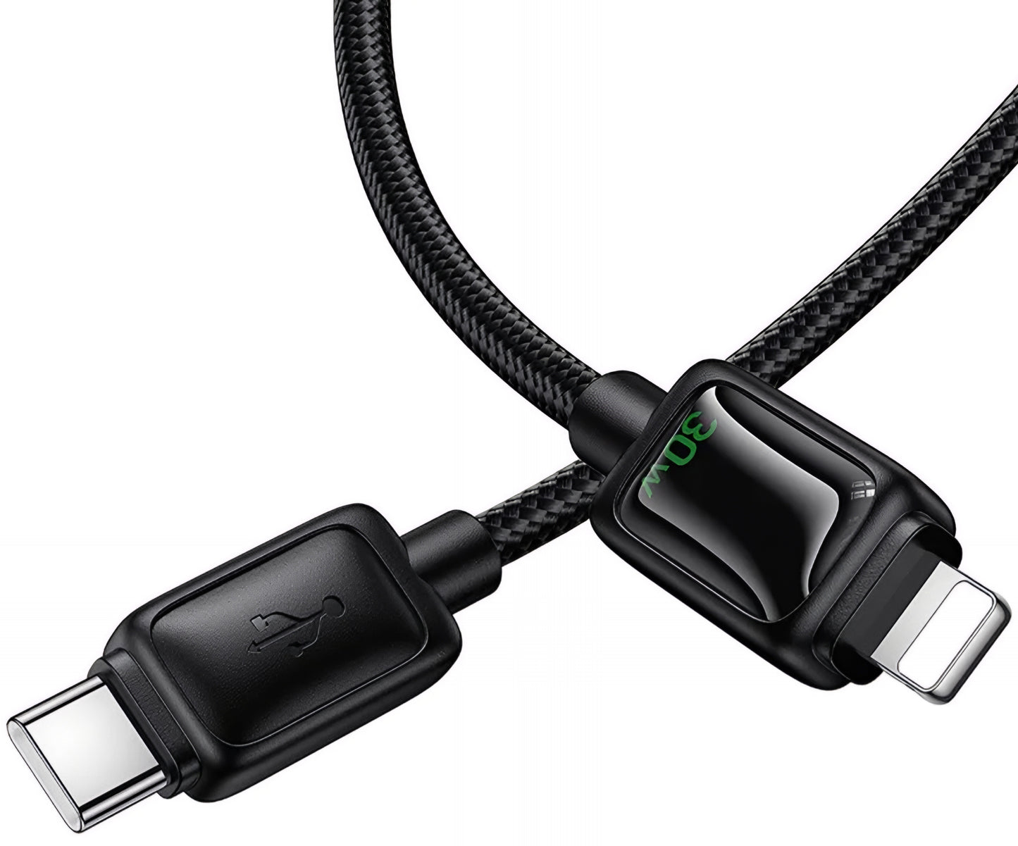 Kabel za podatke i punjenje USB-C - Lightning HOCO U146, 30W, 1.2m, Crni