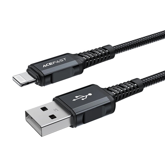Kabel za podatke i punjenje USB-A - Lightning Acefast C4-02, 18W, 1.8m, Crni
