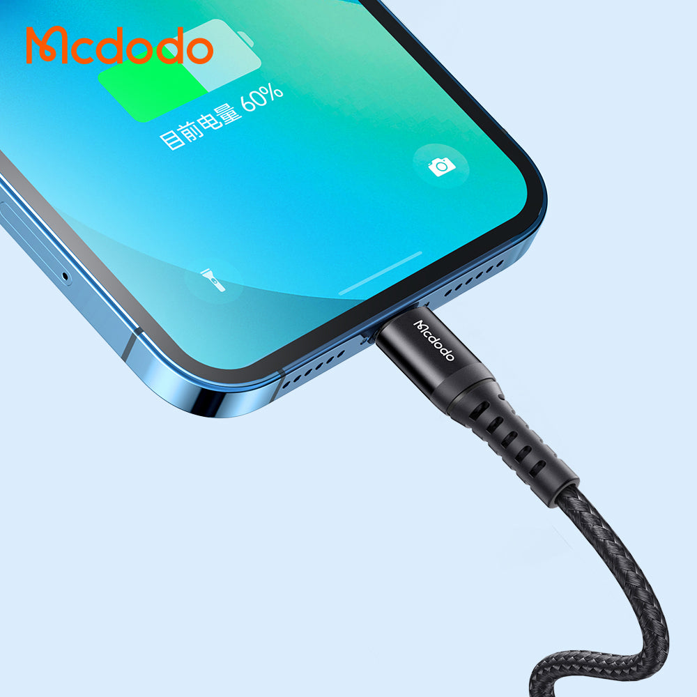 Kabel za podatke i punjenje USB-A - Lightning McDodo CA-2261, 18W, 1m, Crni