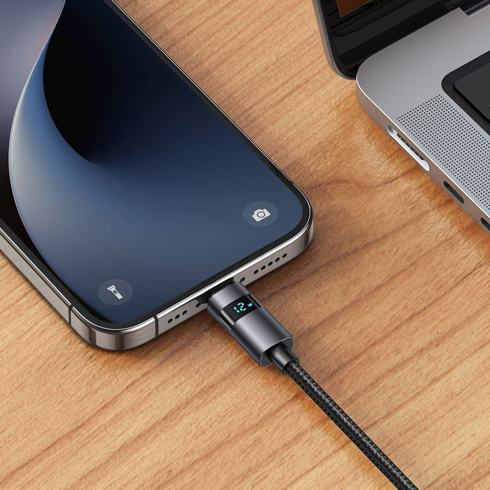 Kabel za podatke i punjenje USB-A - Lightning McDodo CA-6490 Display, 18W, 1.2m, Crni