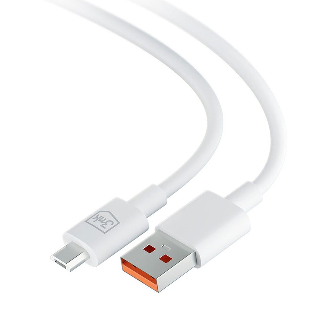 Kabel za podatke i punjenje USB-A - microUSB 3MK Hyper, 18W, 1.2m, Bijeli