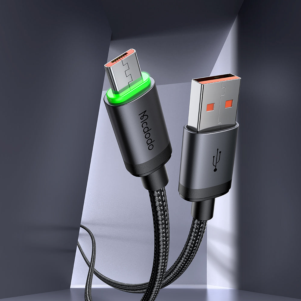 Kabel za podatke i punjenje USB-A - microUSB McDodo CA-3990, 18W, 1m, Crni