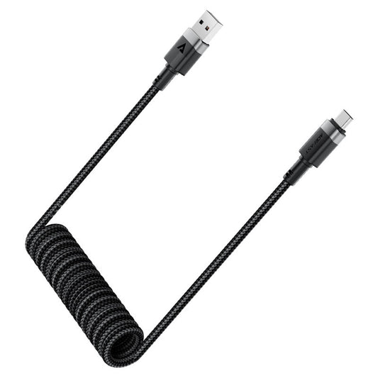 Kabel za podatke i punjenje USB-A - USB-C Acefast C14-04, 18W, 1.2m, Crni