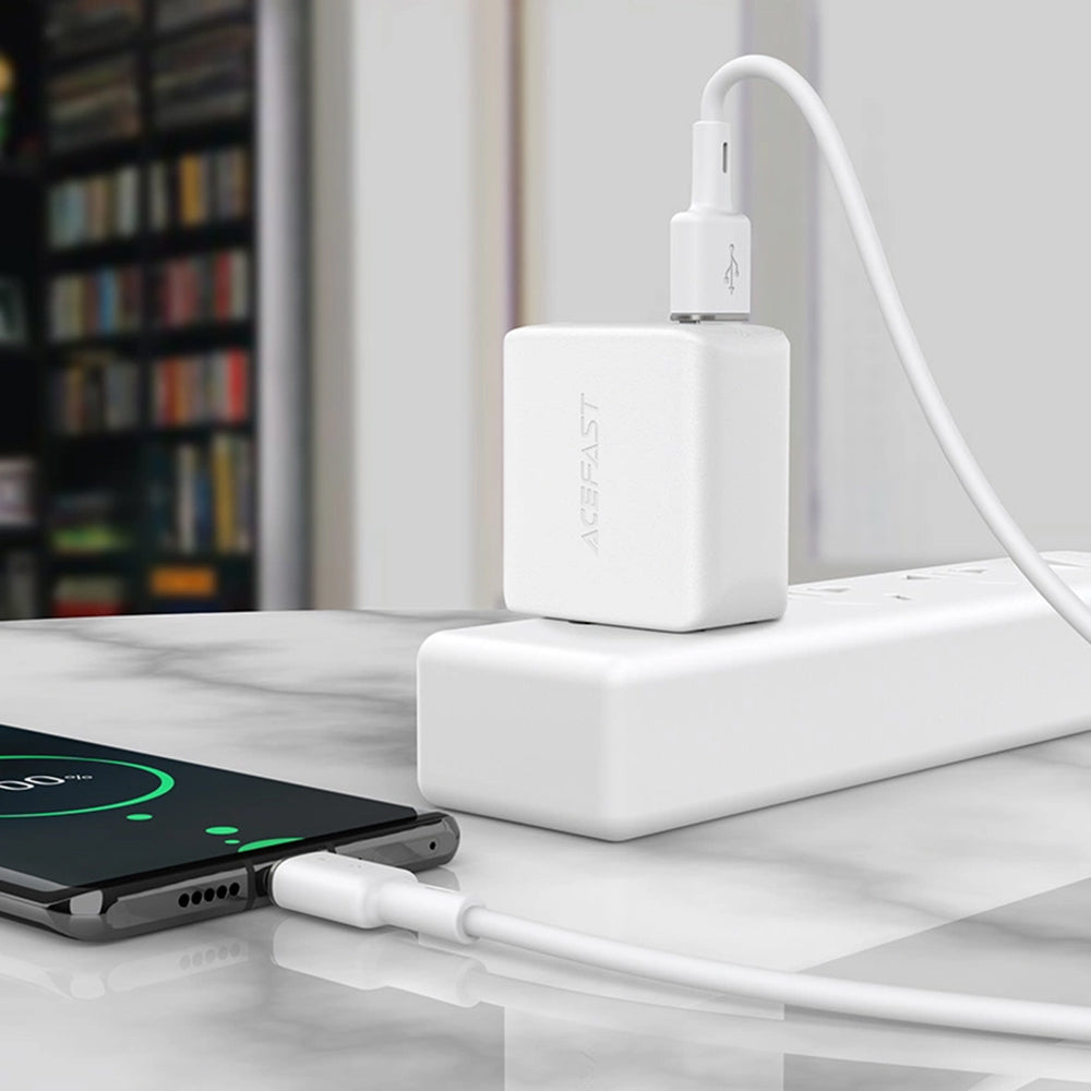 Kabel za podatke i punjenje USB-A - USB-C Acefast C2-04, 18W, 1.2m, Crni
