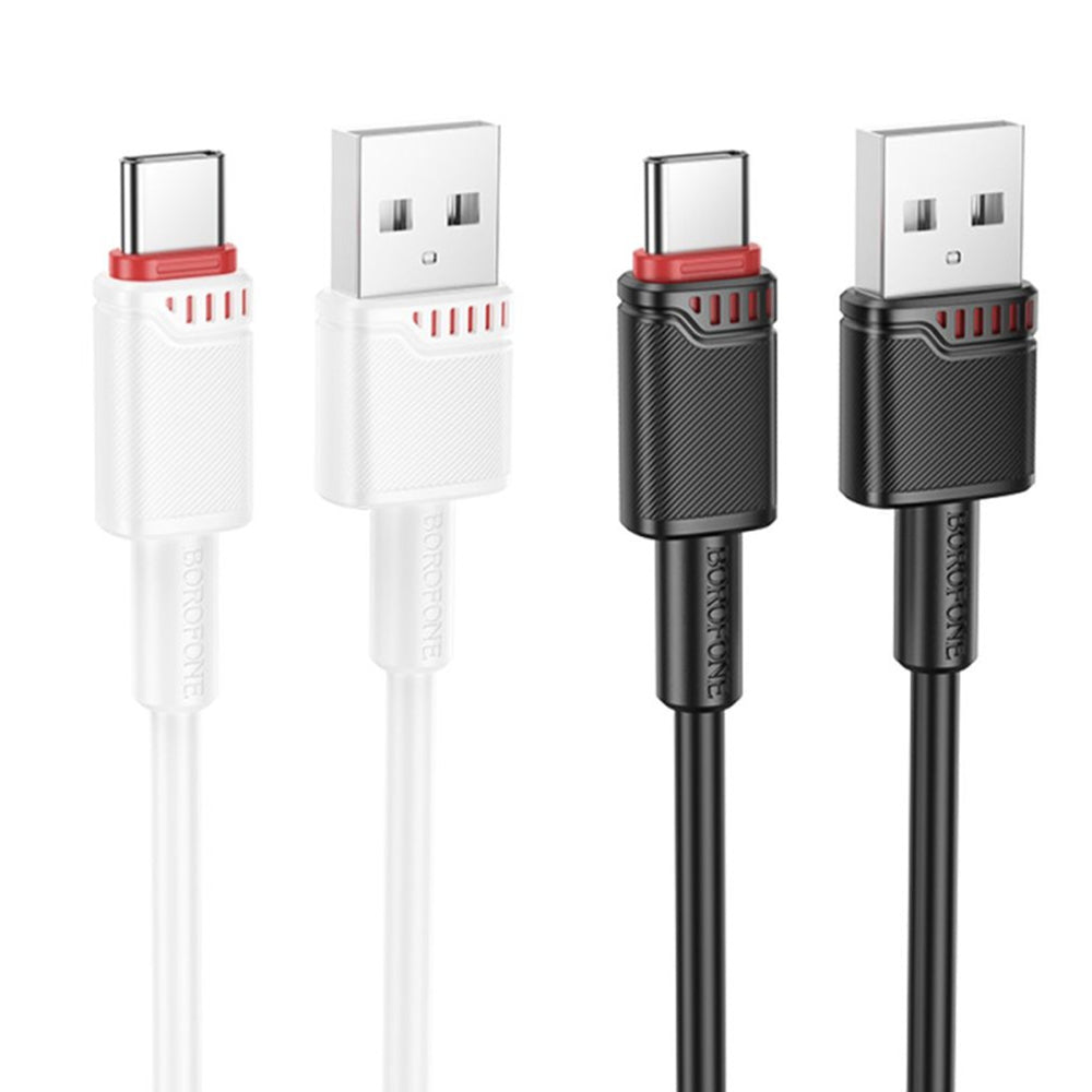 Kabel za podatke i punjenje USB-A - USB-C Borofone BX110 Beneficio, 18W, 1m, Crni