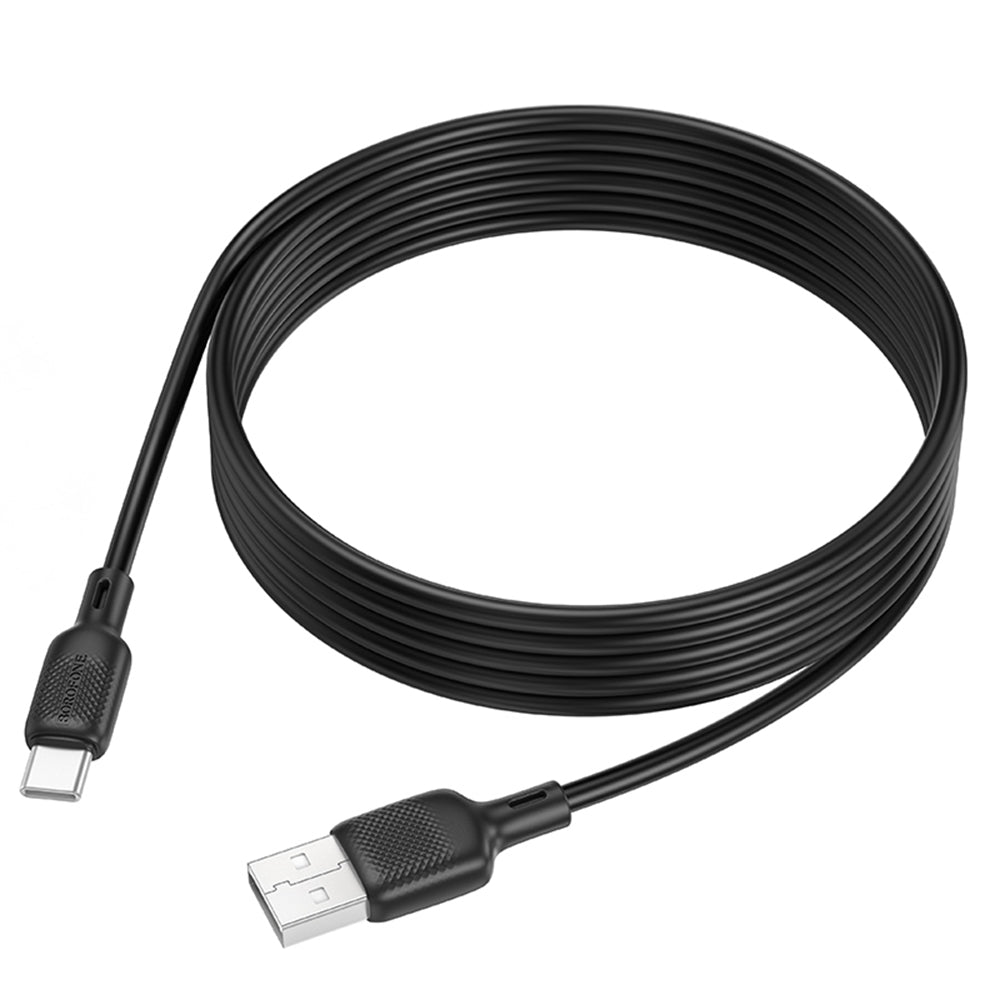 Kabel za podatke i punjenje USB-A - USB-C Borofone BX113 Lenny, 18W, 2m, Crni