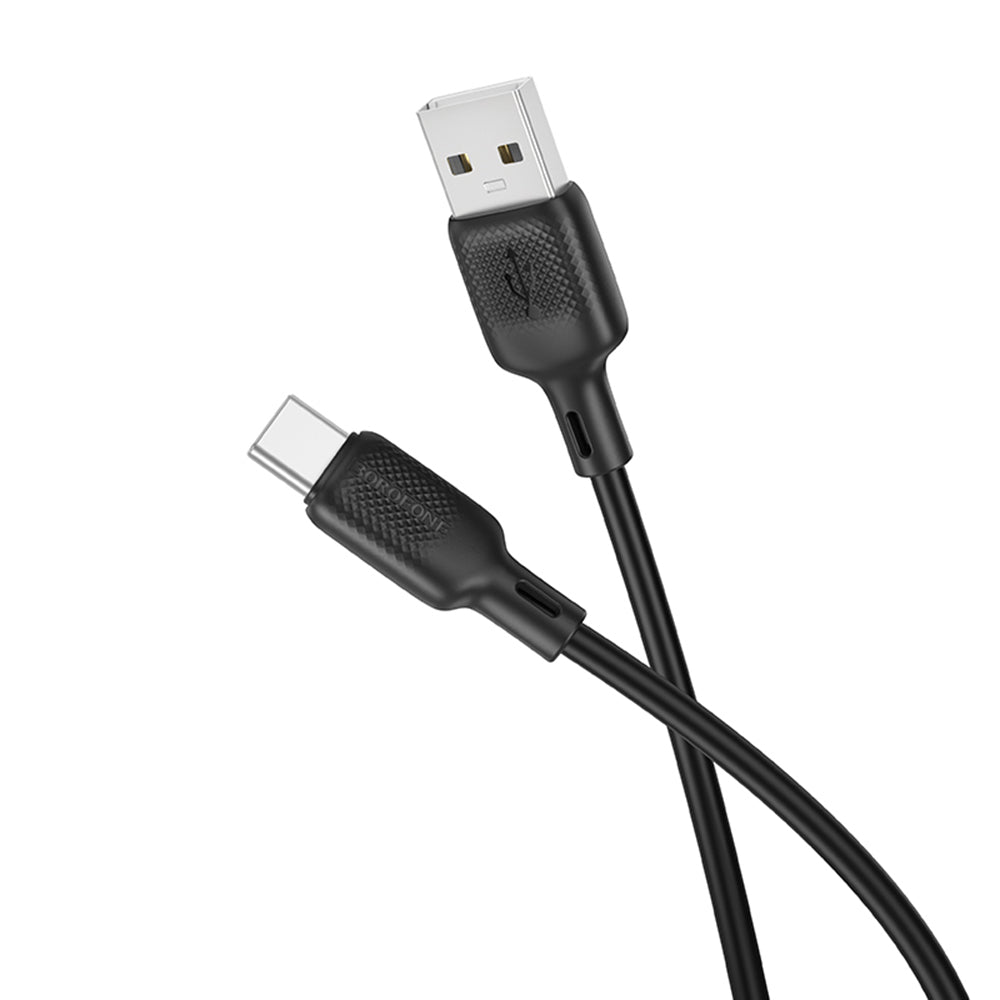 Kabel za podatke i punjenje USB-A - USB-C Borofone BX113 Lenny, 18W, 2m, Crni