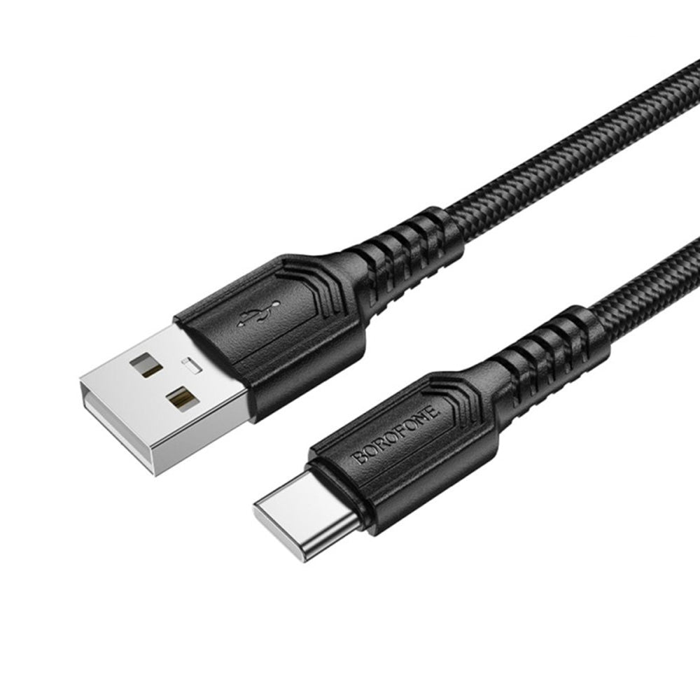 Kabel za podatke i punjenje USB-A - USB-C Borofone BX116 Certain, 18W, 1m, Crni