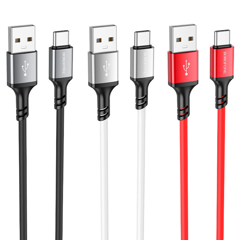 Kabel za podatke i punjenje USB-A - USB-C Borofone BX83, 18W, 1m, Crni