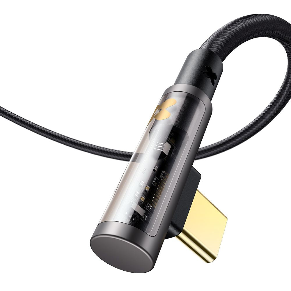 Kabel za podatke i punjenje USB-A - USB-C McDodo CA-3380 Angled, 100W, 1.2m, Crni