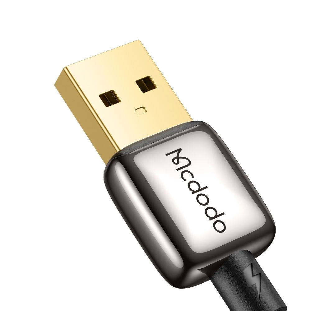 Kabel za podatke i punjenje USB-A - USB-C McDodo CA-6650 Auto Power Off, 100W, 1.2m, Crni