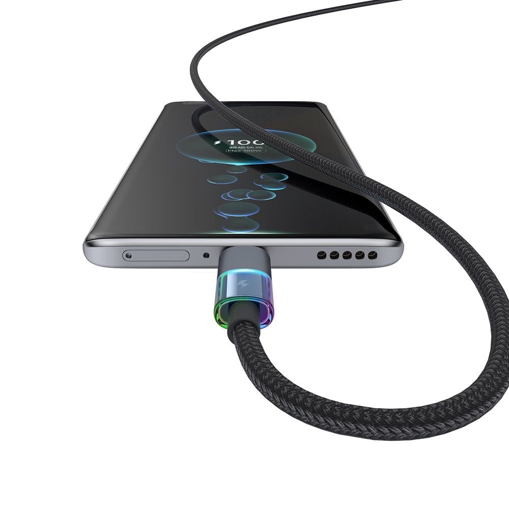 Kabel za podatke i punjenje USB-A - USB-C McDodo CA-8180 Colorful, 66W, 1.2m, Crni
