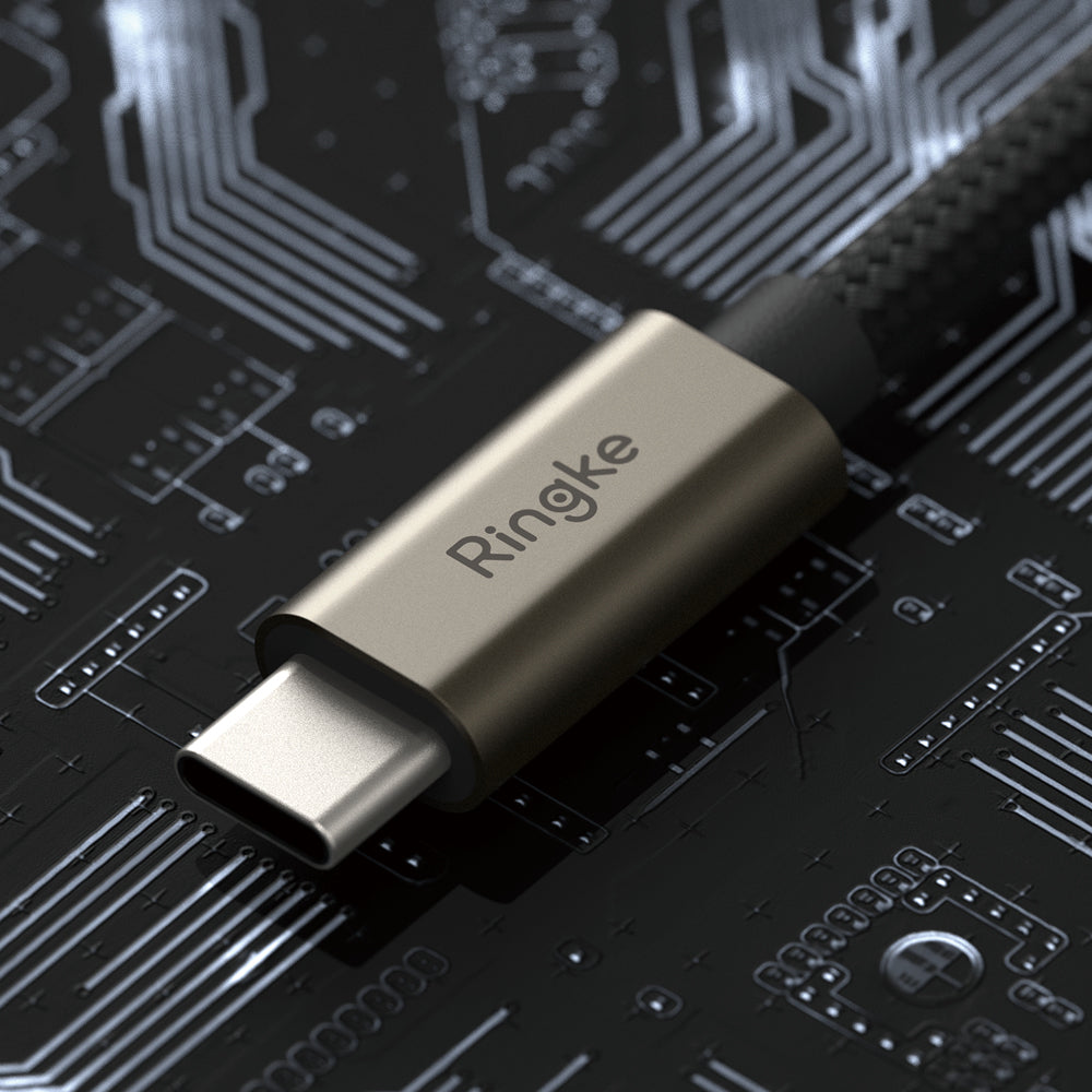 Kabel za podatke i punjenje USB-A - USB-C Ringke, 60W, 2m, Crni