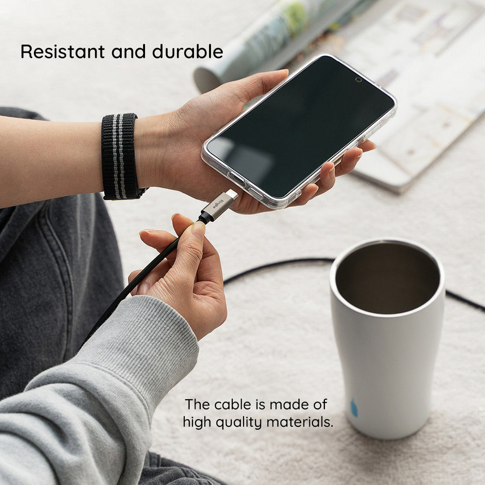 Kabel za podatke i punjenje USB-A - USB-C Ringke, 60W, 2m, Crni