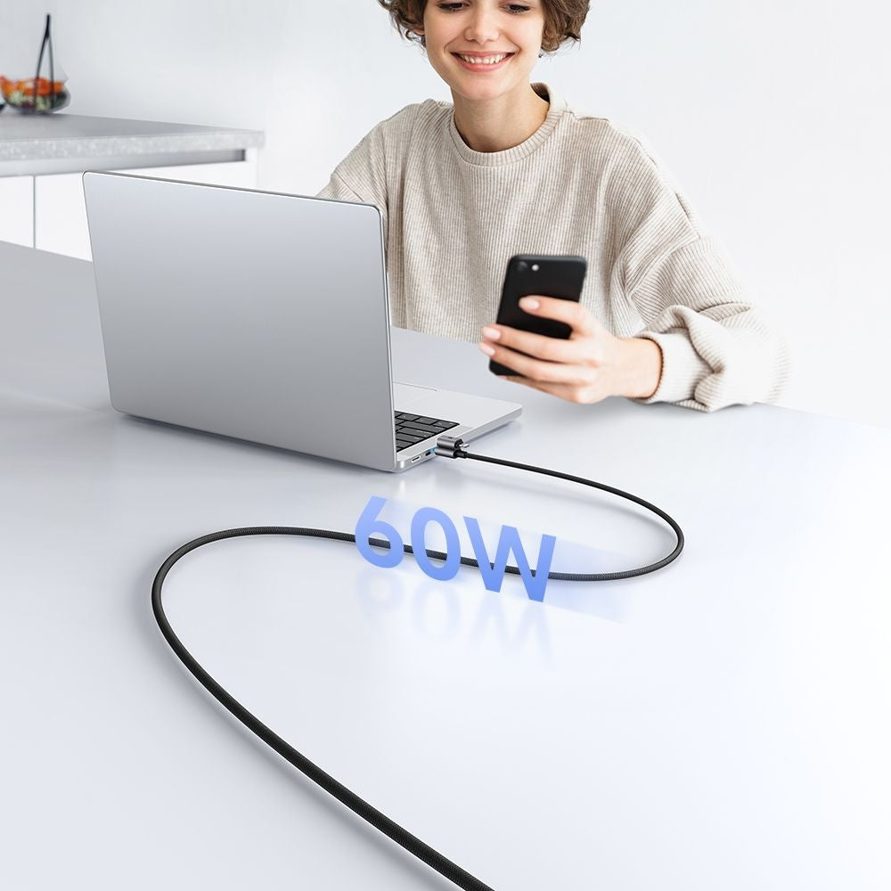 Kabel za prijenos podataka i punjenje USB-A / USB-C - USB-C / Lightning McDodo CA-6560, 60W, 1.2m, Crna