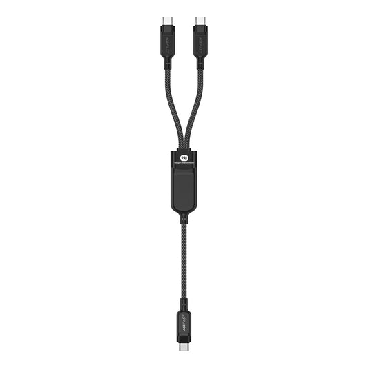 Kabel za prijenos podataka i punjenje USB-C - 2 x USB-C Acefast C5-11, 100W, 1.2m, Crni