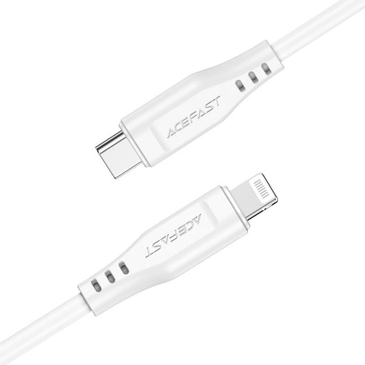 Kabel za podatke i punjenje USB-C - Lightning Acefast C3-01, 30W, 1.2m, Bijeli