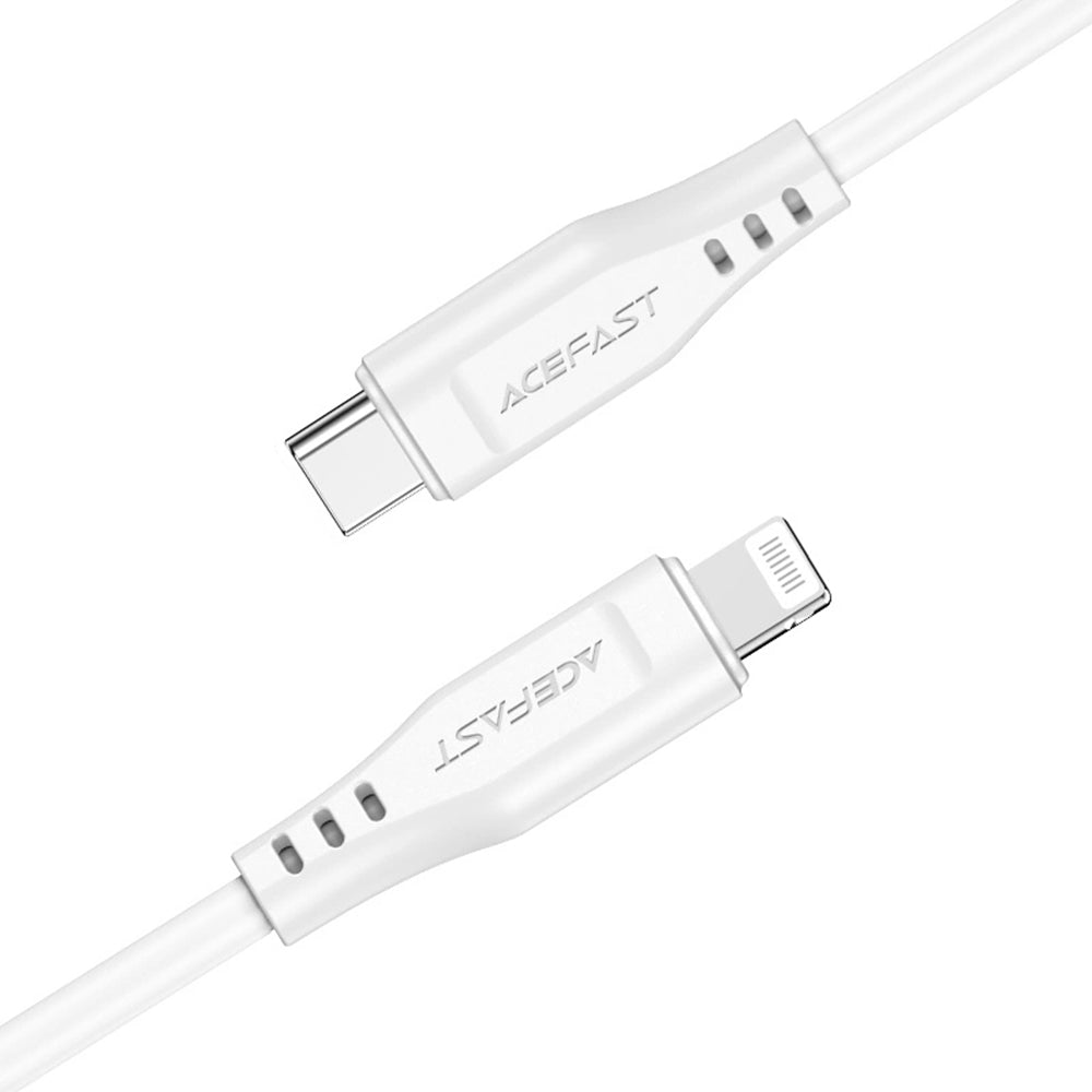 Kabel za podatke i punjenje USB-C - Lightning Acefast C3-01, 30W, 1.2m, Bijeli