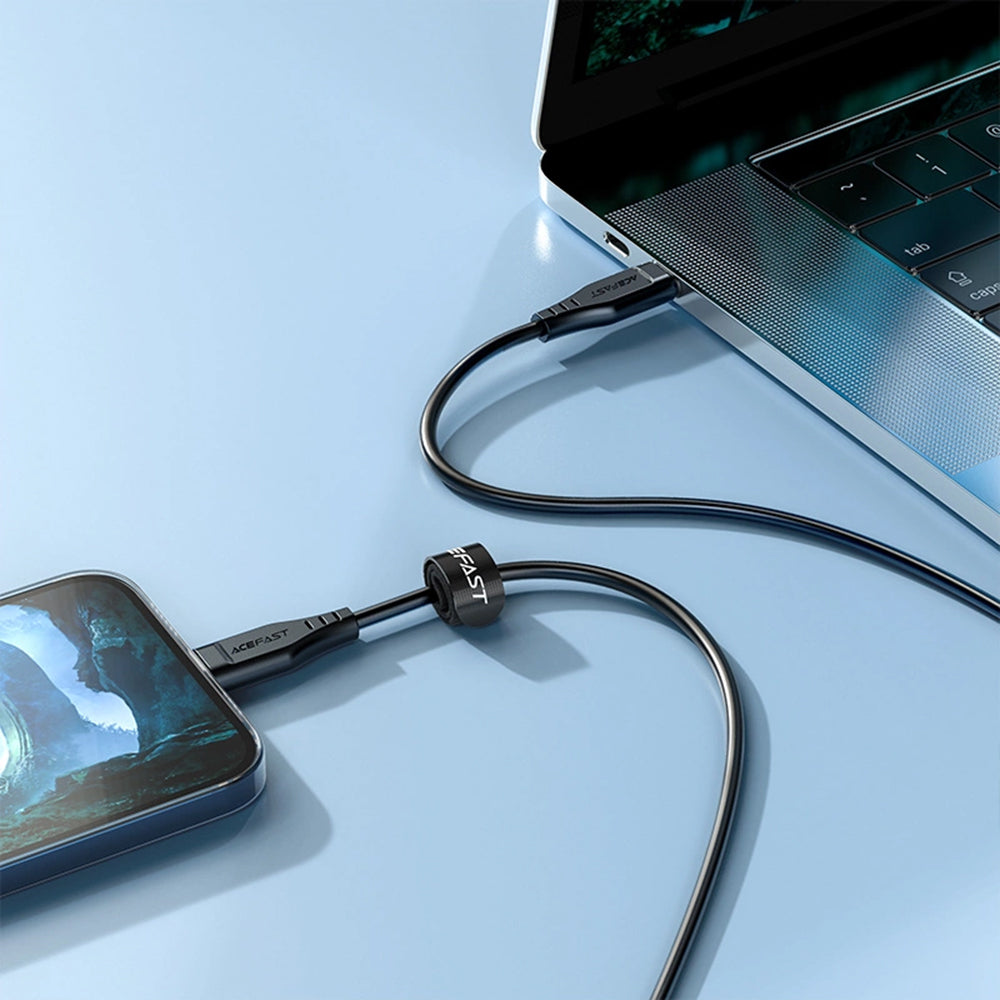 Kabel za podatke i punjenje USB-C - Lightning Acefast C3-01, 30W, 1.2m, Bijeli