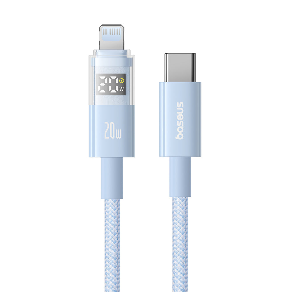 Kabel za podatke i punjenje USB-C - Lightning Baseus Display 2, 20W, 2m, Plavi P10382703311-01