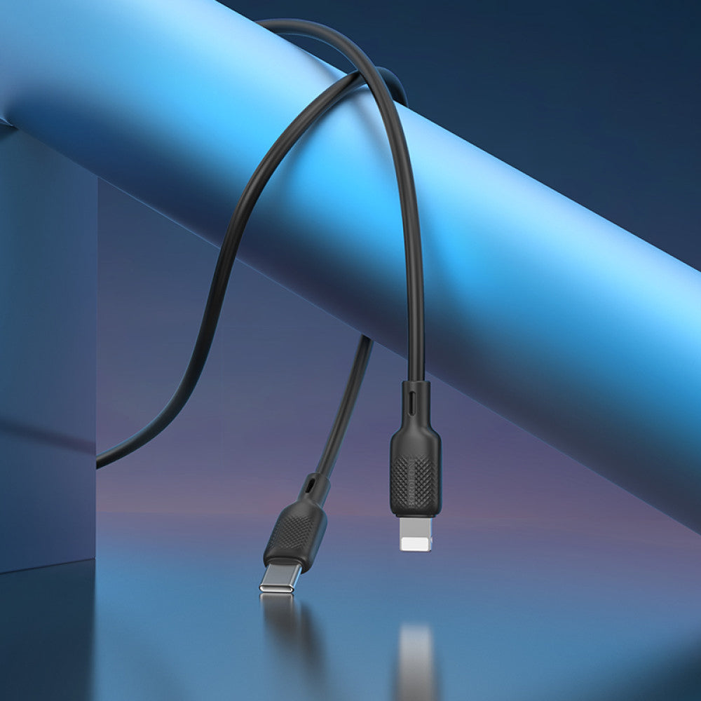 Kabel za podatke i punjenje USB-C - Lightning Borofone BX113 Lenny, 27W, 2m, Crni