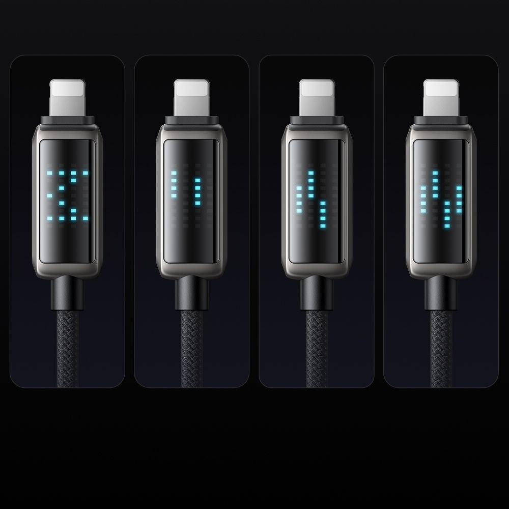 Kabel za podatke i punjenje USB-C - Lightning McDodo CA-2630 Display, 36W, 1.2m, Crni