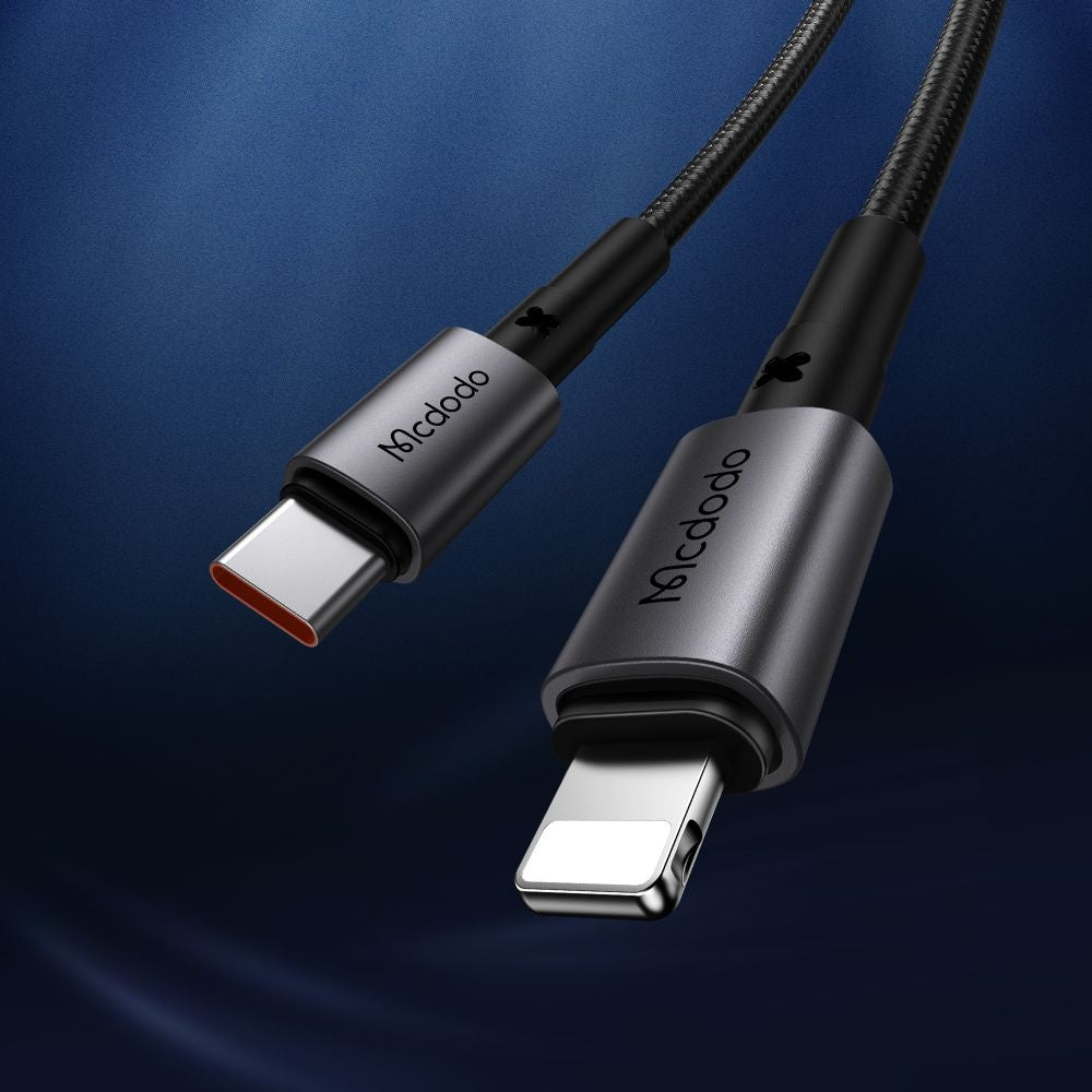 Kabel za podatke i punjenje USB-C - Lightning McDodo CA-2850, 36W, 1.2m, Crni