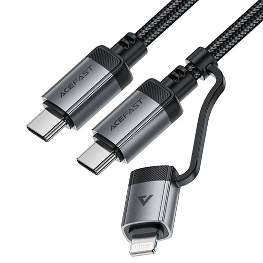 Kabel za podatke i punjenje USB-C - Lightning / USB-C Acefast C20-01, 60W, 1.2m, Crni