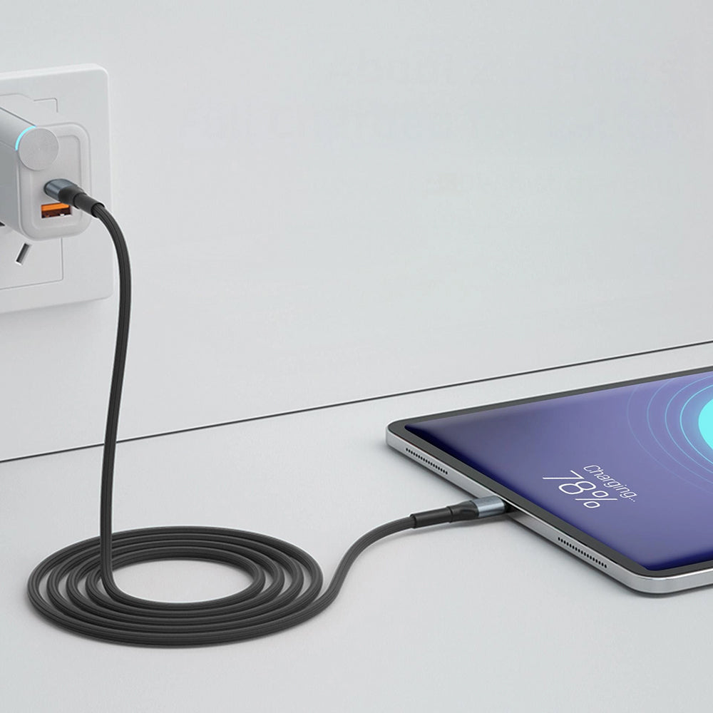 Kabel za podatke i punjenje USB-C - USB-C 3MK Hyper N, 60W, 2m, Crni