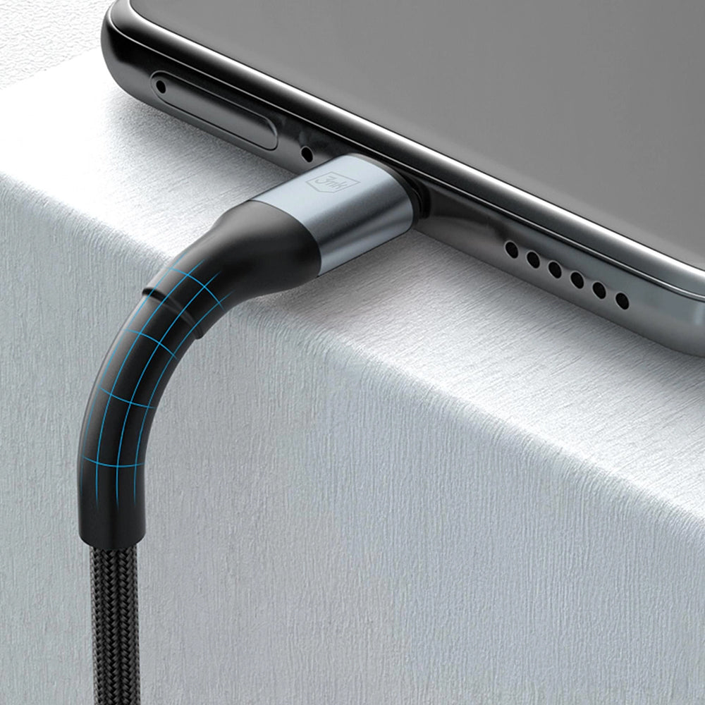 Kabel za podatke i punjenje USB-C - USB-C 3MK Hyper N, 60W, 2m, Crni