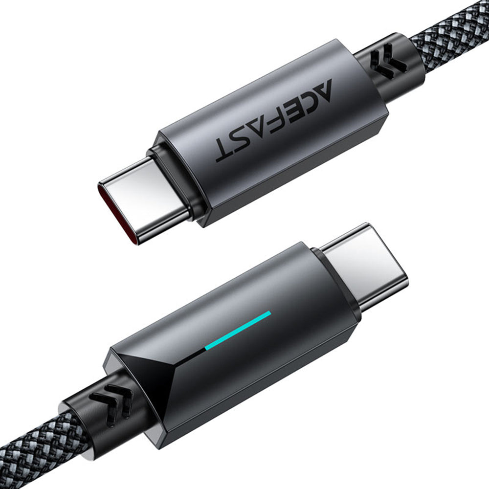 Kabel za podatke i punjenje USB-C - USB-C Acefast C19-03, 60W, 1.2m, Crni