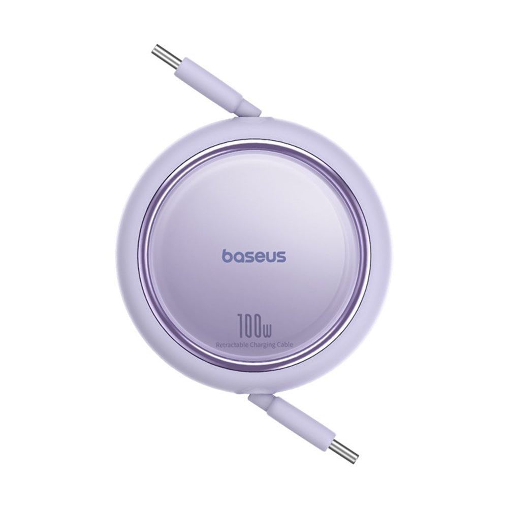 Kabel za podatke i punjenje USB-C - USB-C Baseus Free2Draw Mini Retractable, 100W, 1m, Ljubičasta P10364500511-00