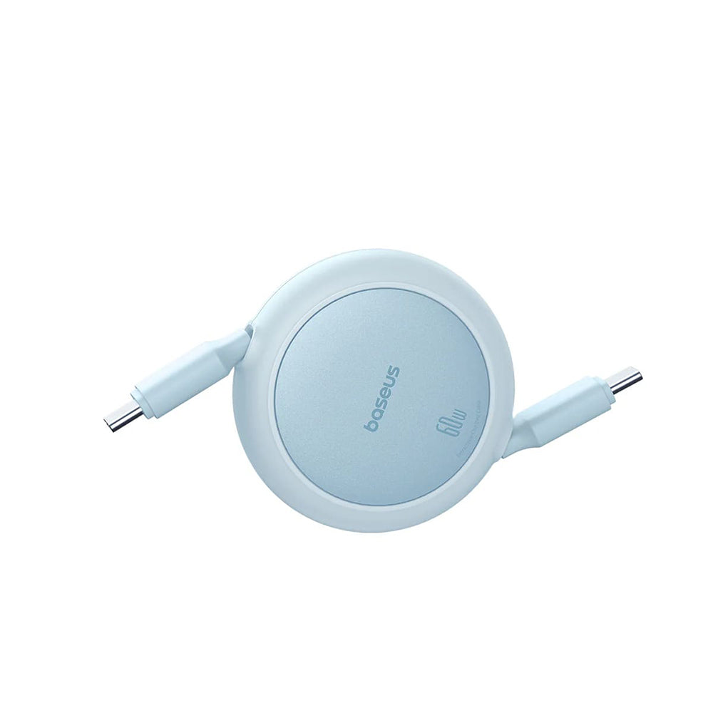 Kabel za podatke i punjenje USB-C - USB-C Baseus Free2Pull Mini Retractable, 60W, 1m, Plava P10364500311-01