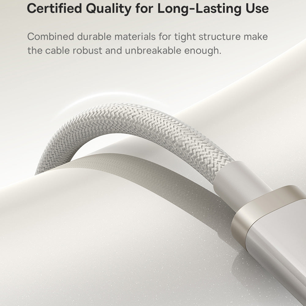 Kabel za podatke i punjenje USB-C - USB-C Baseus Titanium, 100W, 2m, Srebrni P10378100G21-01