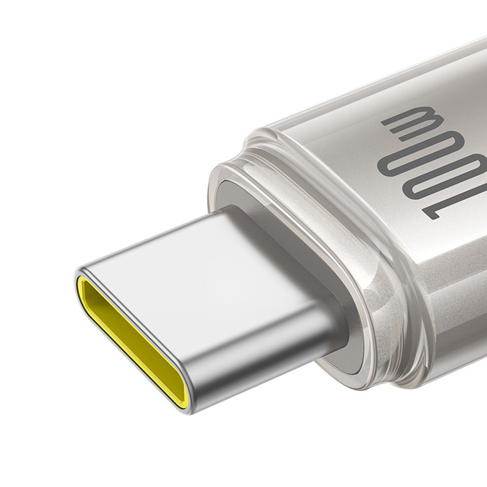 Kabel za podatke i punjenje USB-C - USB-C Baseus Titanium, 100W, 2m, Srebrni P10378100G21-01